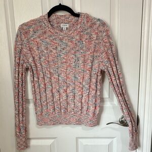 J. Crew Women's Red, white  and Blue Crew Neck Sweater